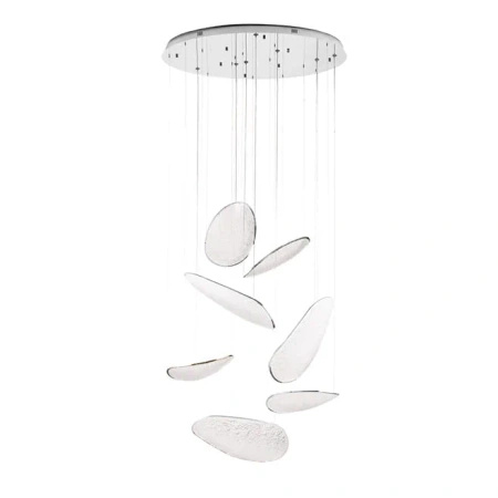 Ekskluzywna lampa wisząca siedem zwisów z akrylu LED 3000K do salonu Maxlight P0634D Empire 121W