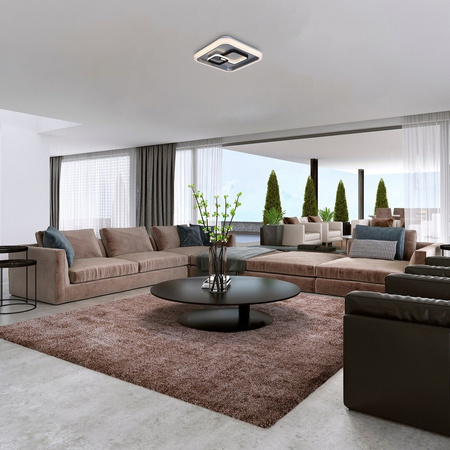 Lampa sufitowa plafon kwadratowy 49cm PORTIA LED Rabalux 3318