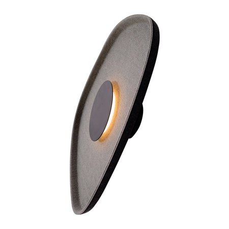 Kinkiet ozdobny wykonany z filcu LED 3000K DEUX BLACK&GREY MAXLIGHT W0558