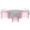 Lampa sufitowa DIXIE Pink/White  3xGX53 MLP7556