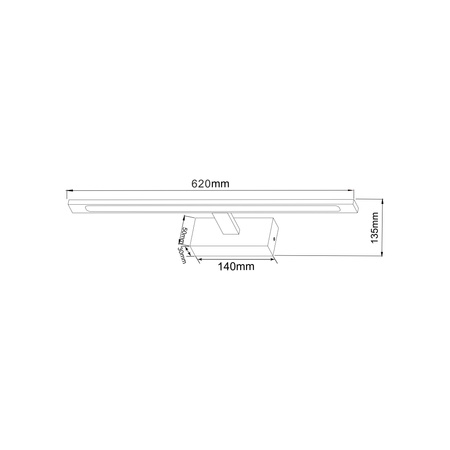 Kinkiet ALTER LED Zuma Line W89443-20W-BK