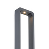 Szary słupek ogrodowy ramka 80cm LED 3000K ARIUS L GRAY IP54 Tk Lighting 19005