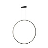 Lampa wisząca czarny pionowy pierścień LED o średnicy 85cm do łazienki Loop M 3000K IP44 PL0119-85-BK Yaskr