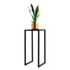 Czarny minimalistyczny kwietnik KS-07 KWIETNIK ECO M z serii KAJA HOME
