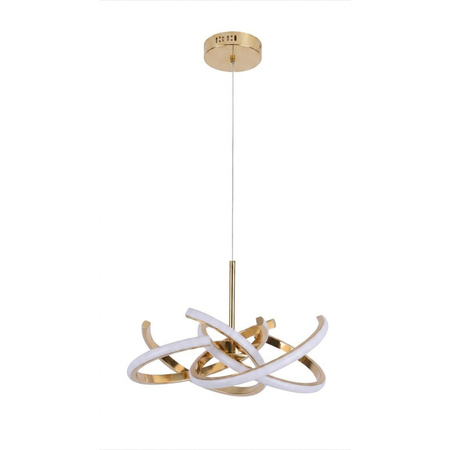 Lampa wisząca Spider 58 cm złota LED CCT Light Prestige LP-1225/1P 58 GD