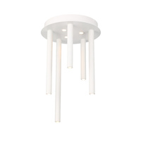 Nowoczesny plafon z 5 cienkimi rurkami ILIOS 5 TOP 3-STEP DIMM WH AZZARDO AZ5752