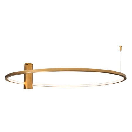 Lampa sufitowa plafon QUEEN 80CM BRUSHED GOLD 20W 3000K MAXLIGHT C0240