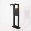 Czarna lampa ogrodowa LED 50 cm BERGAMO Kaja Lighting K-8254