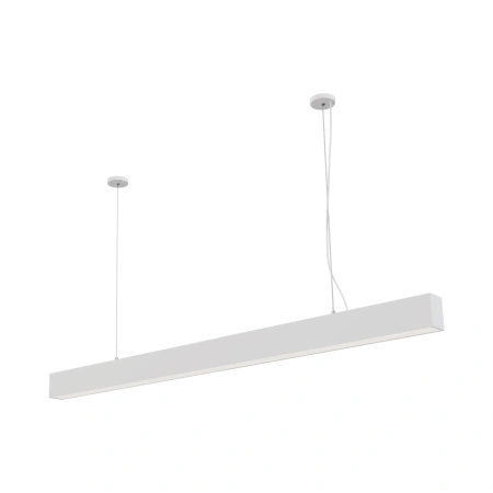 Biała lampa wisząca liniowa 120cm o zmiennej barwie światła Sigi VI LED PL0131-WH Yaskr
