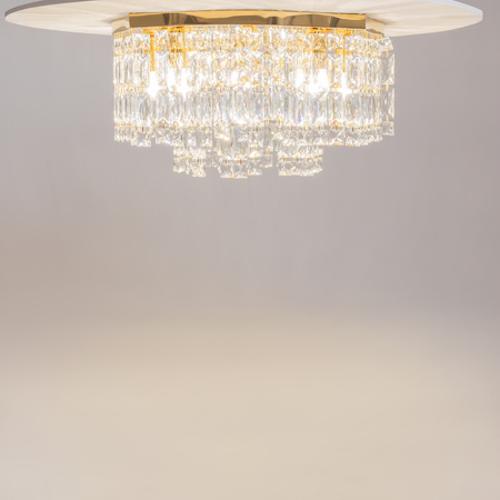 Lampa sufitowa plafon kryształowy złoty DUNE Maytoni DIA005CL-06G