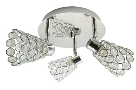 GLOSSY PLAFON 3X40W G9 CHROM Candellux 98-00491