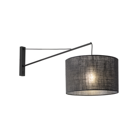 Kinkiet GLORII BLACK na wysięgniku TK Lighting 6639
