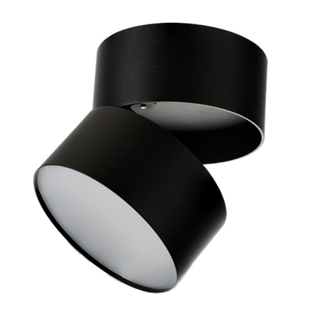 Ruchoma czarna oprawa natynkowa MONA 10W CCT SWITCH BK AZZARDO AZ6035