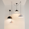 Lampa wisząca czarny stożek o średnicy 35cm 1xE27 Basic colors MOD167PL-01B Maytoni