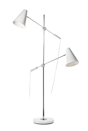 Lampa podłogowa do salonu KAJA STOJĄCA WHITE AZZARDO AZ2863