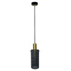 Lampa wisząca pojedyńcza metalowa Tirana 1 czarna 1xE27 Light Prestige LP-945/1P BK