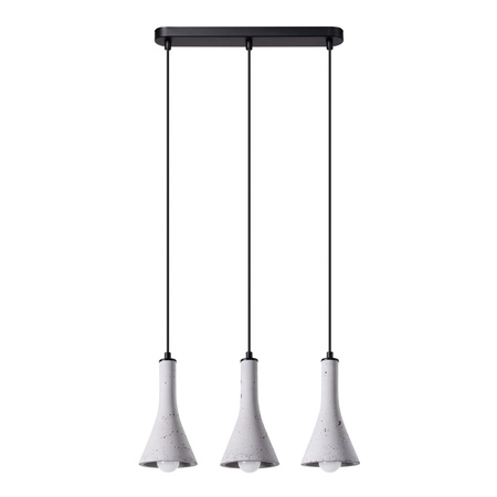 Lampa wisząca REA 3L beton Sollux SL.1225