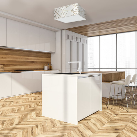 Lampa sufitowa ZIGGY WHITE White/Gold 3xE27 MLP7564