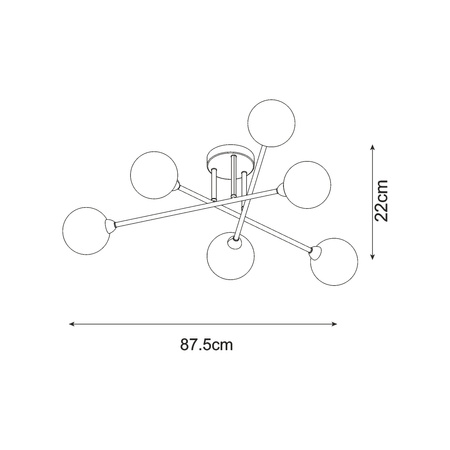 Lampa sufitowa BASIS G9 LED Zuma Line CL22017A-6