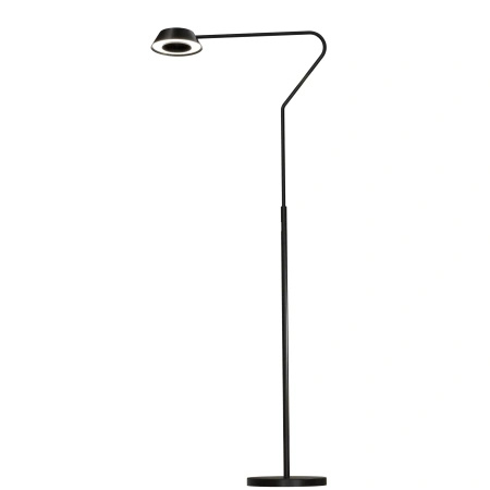 Czarna lampa stojąca Garta na dotyk LED 3000K FL0105-BK Yaskr