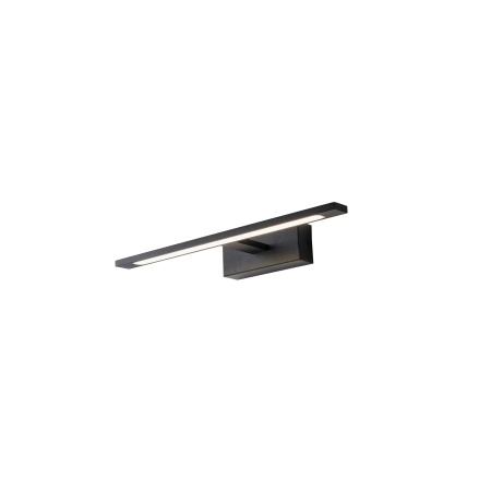 Czarny kinkiet łazienkowy 41,5cm nad lustro Elgidia LED 3500K IP44 WL0122-S-BK Yaskr