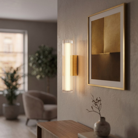 Kinkiet złota tuba Trivia Gold 6W LED CCT IP44 Milagro ML2723