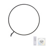 Lampa podłogowa duży czarny okrąg 80cm LED HULA Paul Neuhaus 319-18 sterowany pilotem