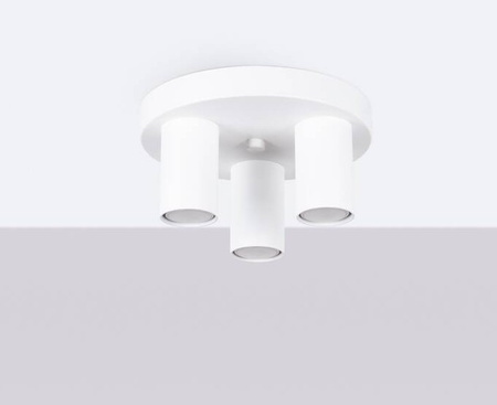 Lampa sufitowa, plafon LAGOS 3P biały Sollux Lighting SL.1464