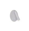 Biały okrągły kinkiet z dodatkowym podświetleniem ściany CIRCA LED 3000K  Zuma Line W4107-WH