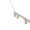 Lampa wisząca podłużna beżowa 150cm z dodatkowym podświetleniem  FOURTY LINE LED VII Nowodvorski 12294