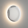 Ozdobny okrągły kinkiet podświetlający ścianę w kolorze chrom IP65 ASTRA LED 3000K Nowodvorski 11940