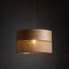Lampa wisząca abażur 50cm DORMA WOOD JUTA 1xE27 Tk Lighting 11787