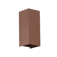 Kinkiet elewacyjny EDDY SQUARE IP65 CCT SWITCH CORTEN Azzardo AZ7259