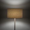 Lampa podłogowa w kolorze sabia z bezowym abażurem 1xE27 VELLUM SABIA Tk Lighting 16168