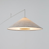 Lampa podłogowa łukowa z długim wysięgnikiem i dyskowym kloszem 1xE27 POISE A Nowodvorski 11686