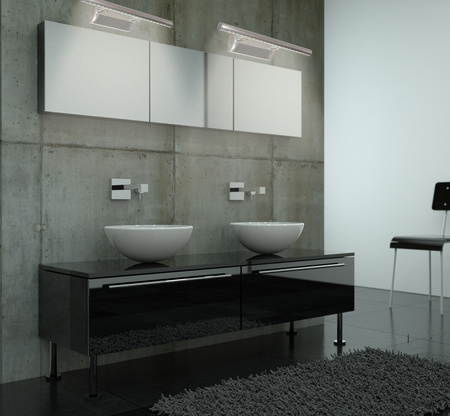 FORTE LED 2 LAMPA KINKIET 5W LED RURKA OKRĄGŁA SATYNA Candellux 20-26996