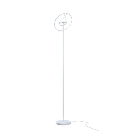 Lampa podłogowa biała z pilotem LED + RGB Cento Italux FL-37482-WH