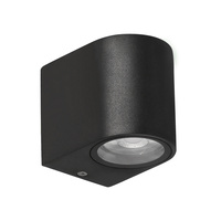 Lobelia lampa ogrodowa elewacyjna zaokrąglona 9,4x8cm czarny 1x35W GU10 IP44 Candellux 21-32287