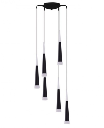 Lampa wisząca BRINA BLACK LED AZzardo LP9003-6 AZ0956