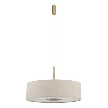 Lampa wisząca do sypialni z kremowym kloszem 65cm SANTANA  L Nowodvorski 11653