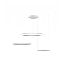 Lampa wisząca trzy białe pierścienie CIRCOLO LED 3000K Nowodvorski 11602