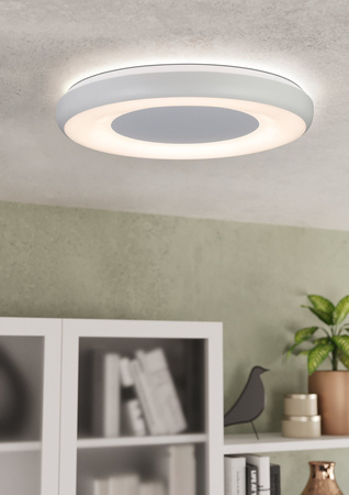 Lampa sufitowa, plafon JUTIO 48cm LED Eglo 75662 - sterowany pilotem