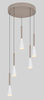 Lampa wisząca piątka okrągła Trompto kaszmirowa Aviano Lighting 5050-524