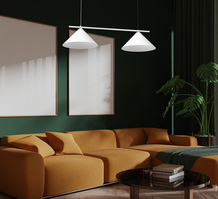 Lampa wisząca CAPITAL BIAŁY 2XGX53 Milagro MLP0943