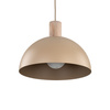 Metalowa lampa w kolorze sabia z elementem drewna OSLO SABIA 1xE27 Tk Lighting 11010