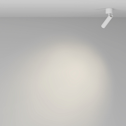 Biały spotlight natynkowy LED 3000K Focus T C141CL-L125-6W3K-W Maytoni