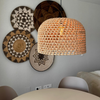 Rattanowa lampa wisząca Kanso 50 cm jasne drewno 1xE27 Light Prestige LP-2025/1P 50 cm