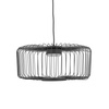 Lampa wisząca druciana cylindryczna w kolorze jedwabistego grafitu na żarówkę GX53 KENAI C Nowodvorski 12228
