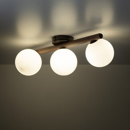 ESTERA WOOD ORZECH LAMPA SUFITOWA 3 TK Lighting 10269