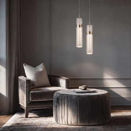 Lampa wisząca Ambiente złota LED CCT Light Prestige LP-1510/1P GD